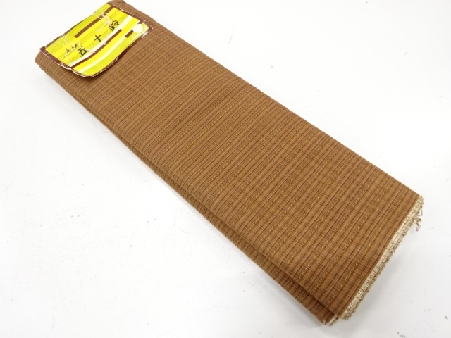 JAPANESE KIMONO / ANTIQUE BOLT FOR KIMONO / TANZEN / COTTON / WOVEN STRIPE